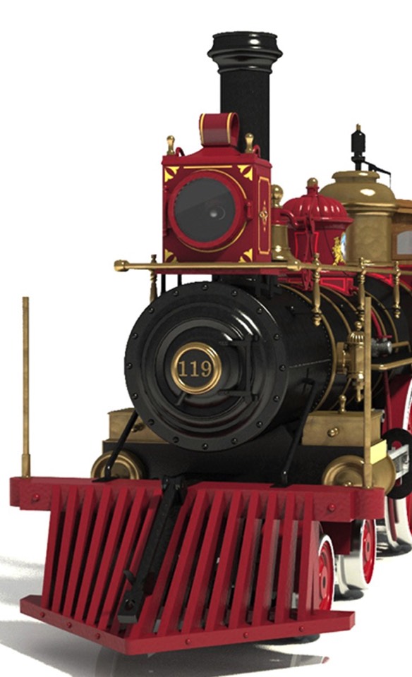 pare buffle locomotive rogers 119