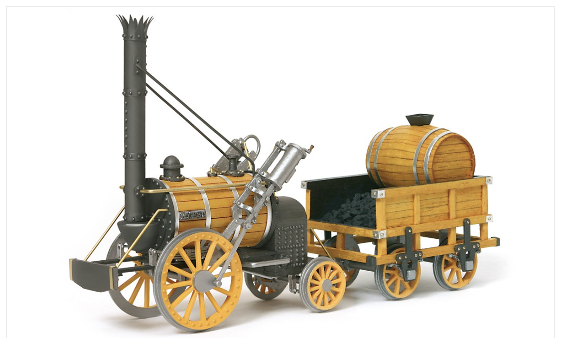 Maquette locomotive rocket