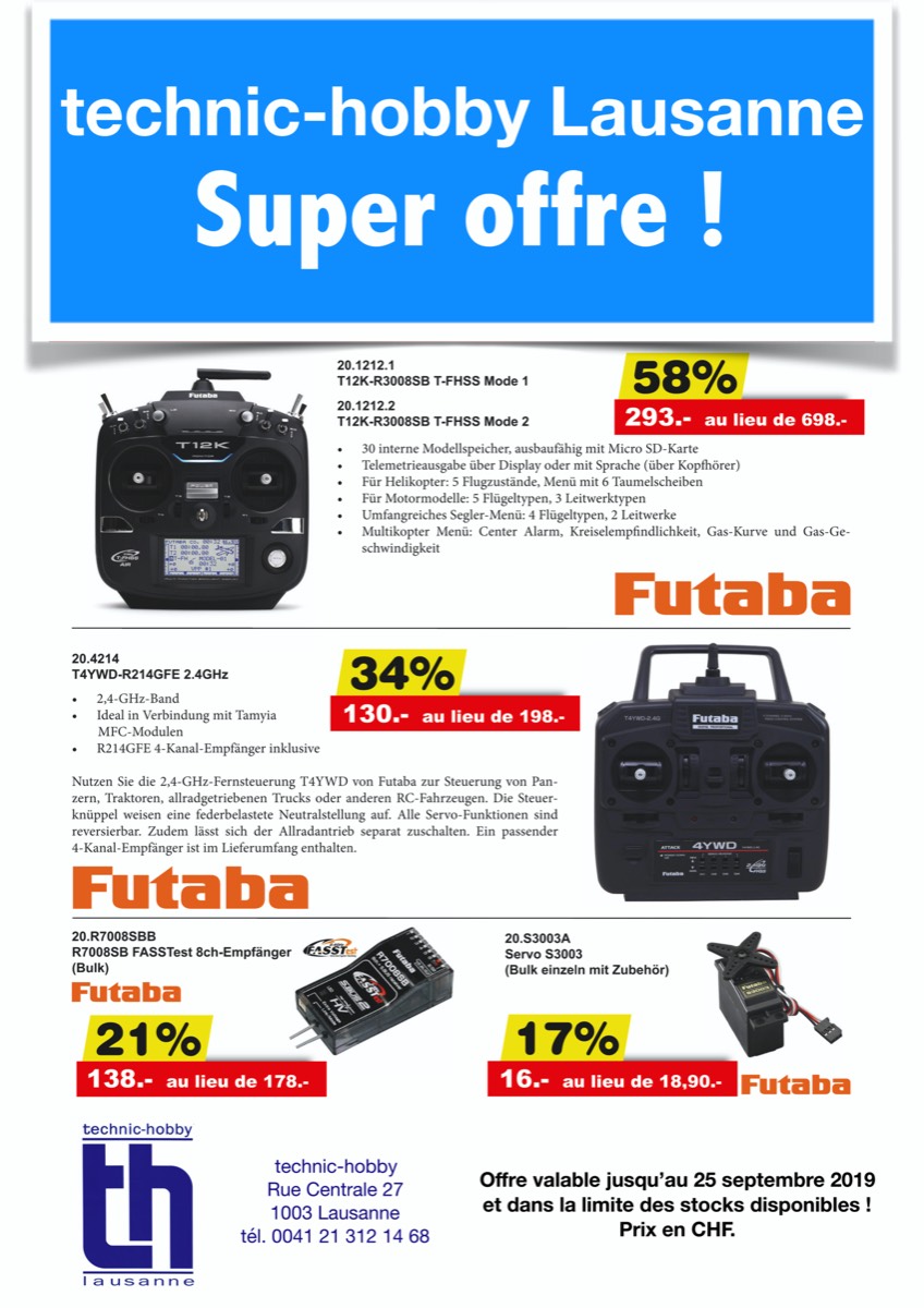Radio commandes futaba