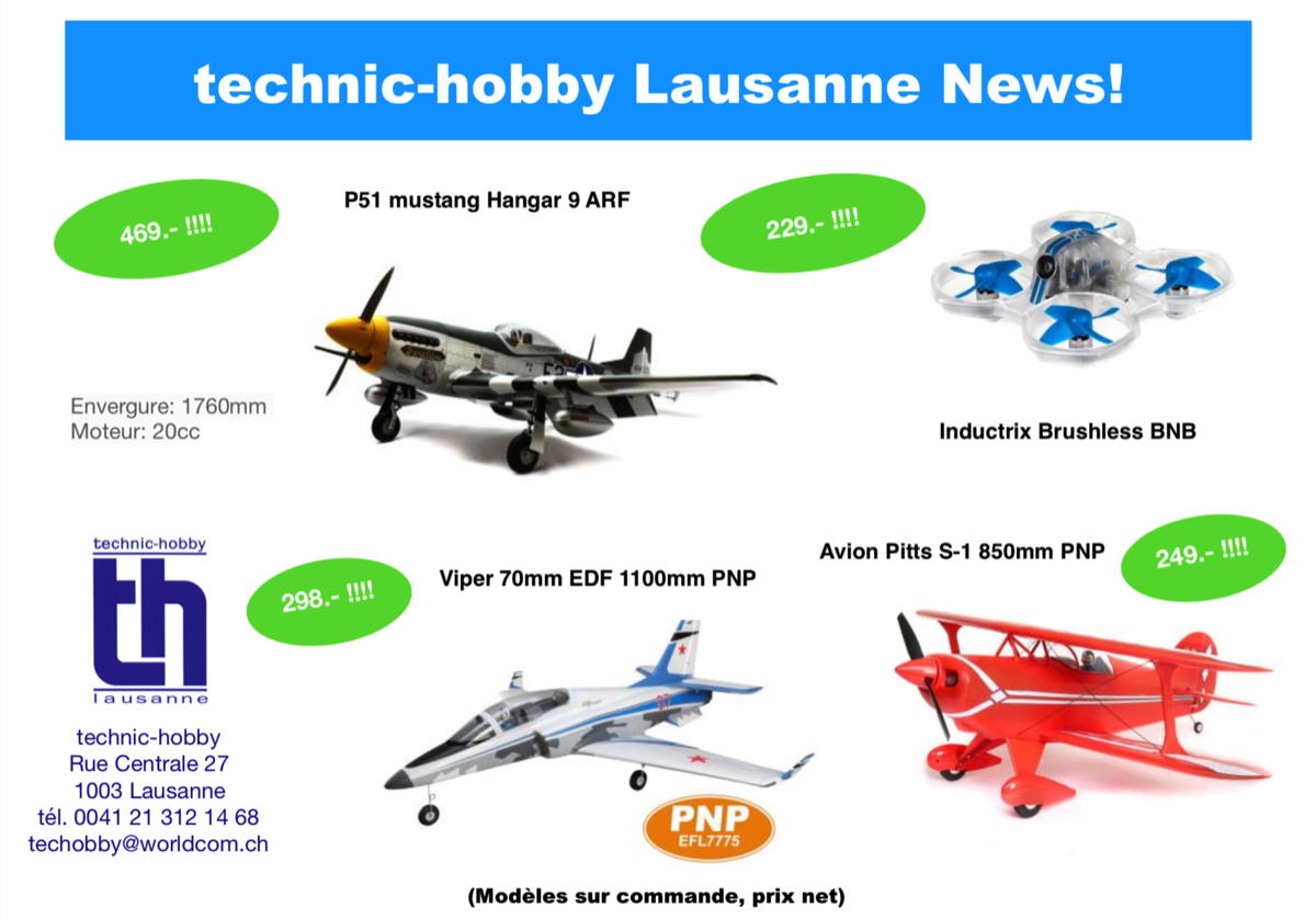 Avions R.C. news